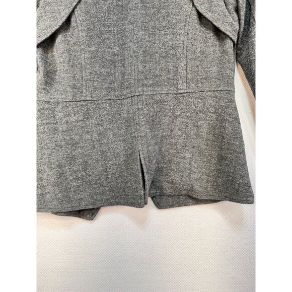 Cabi Womens Asymmetrical Zip Knit Jacket XS Gray - Picture 12 of 12